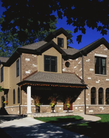 French-country Formal, a custom New Homes project by 12/12 Architects